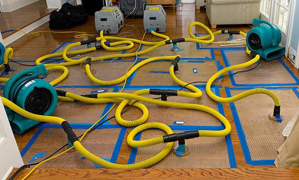 Professional Crawl Space Water Removal technician working in New Brunswick, NJ